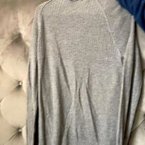 Light gray cardigan with buttons